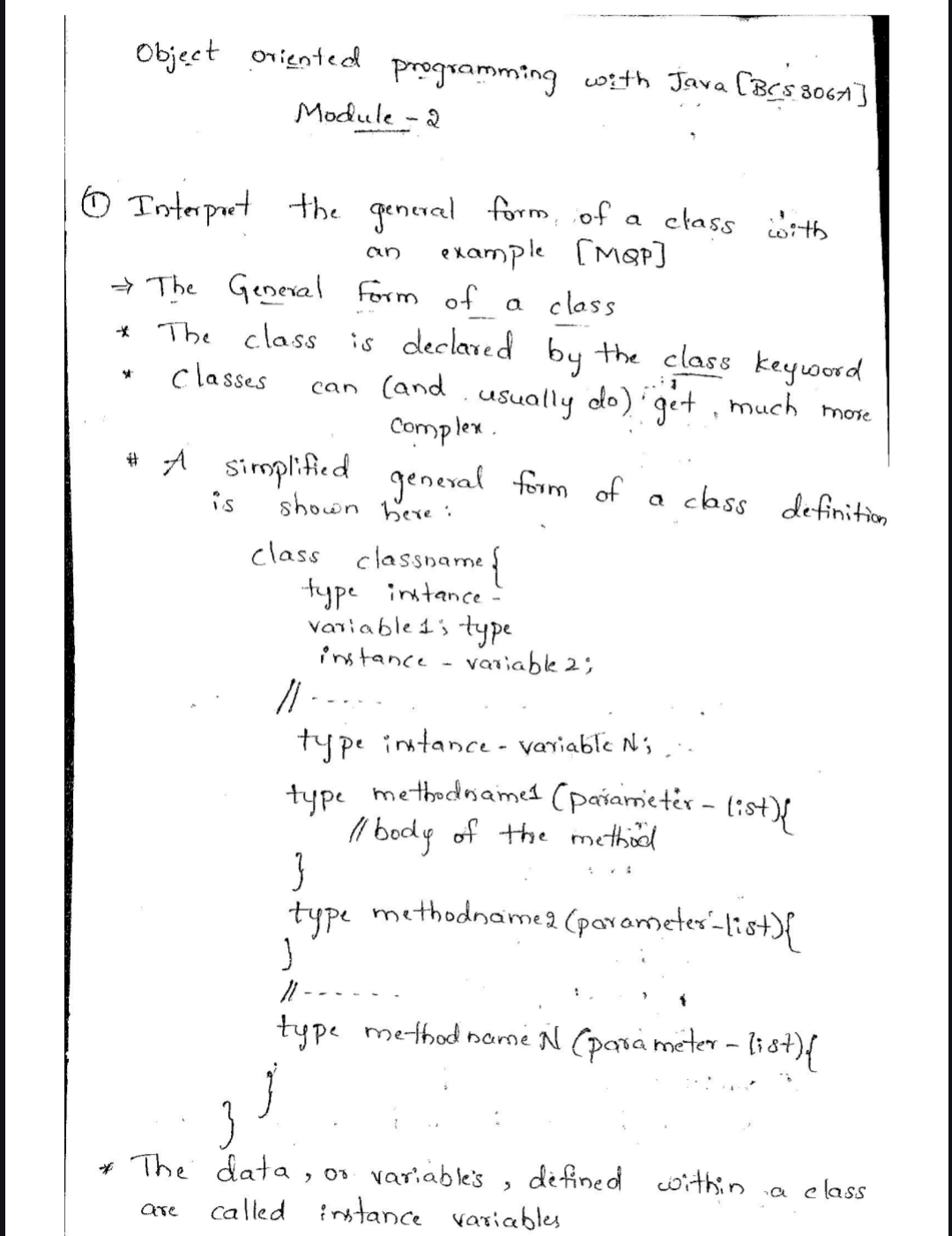 Oops with java module 2 EDU YODHA 