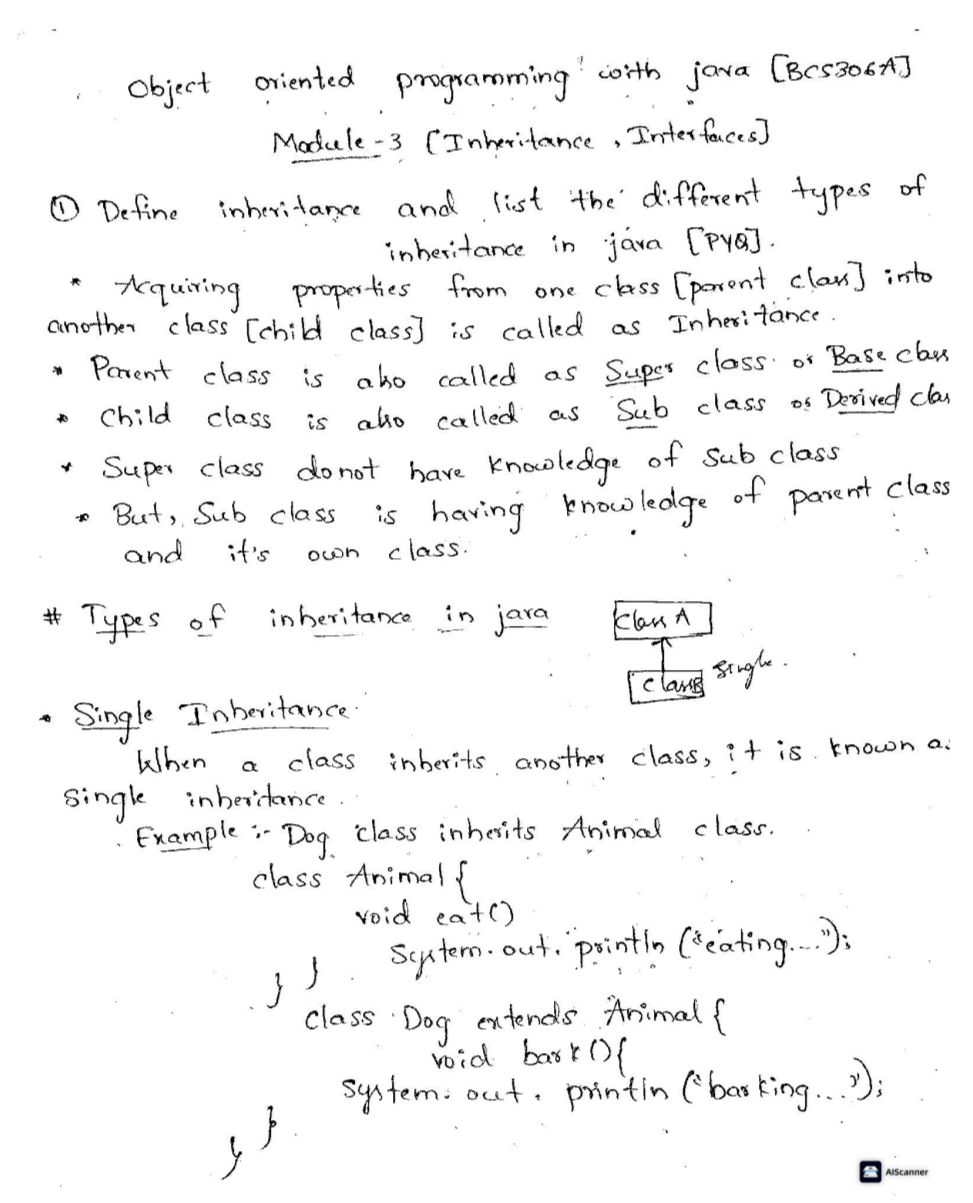 Oops with java module 3. EDU YODHA 