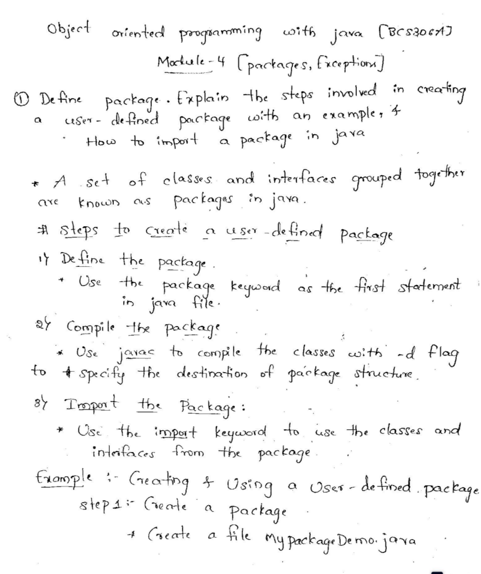 Oops with java module 4 EDU YODHA 