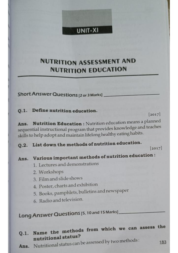 National Nutrition programs and role of nurse