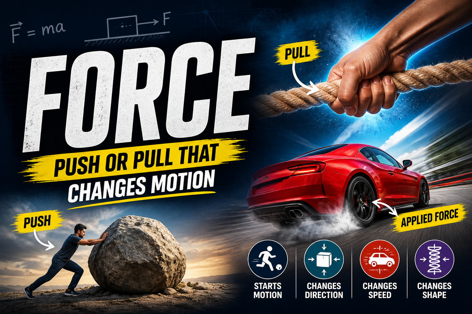 Preview of Force : push or pull