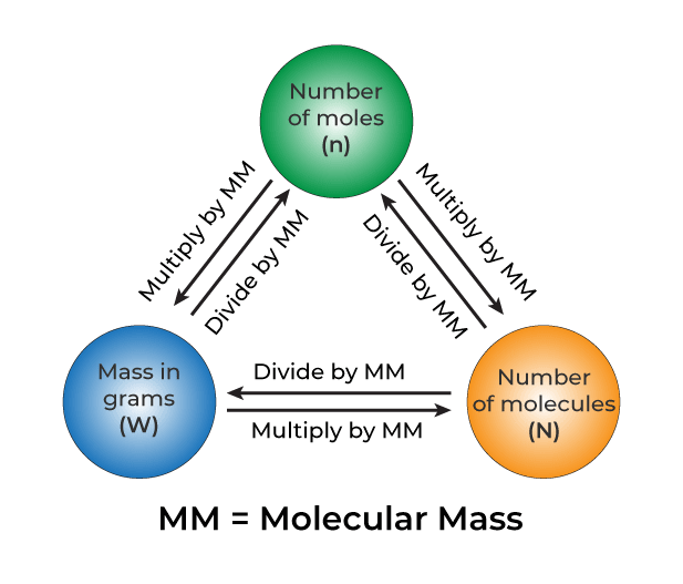 Preview of Mole concept short notes mind map 