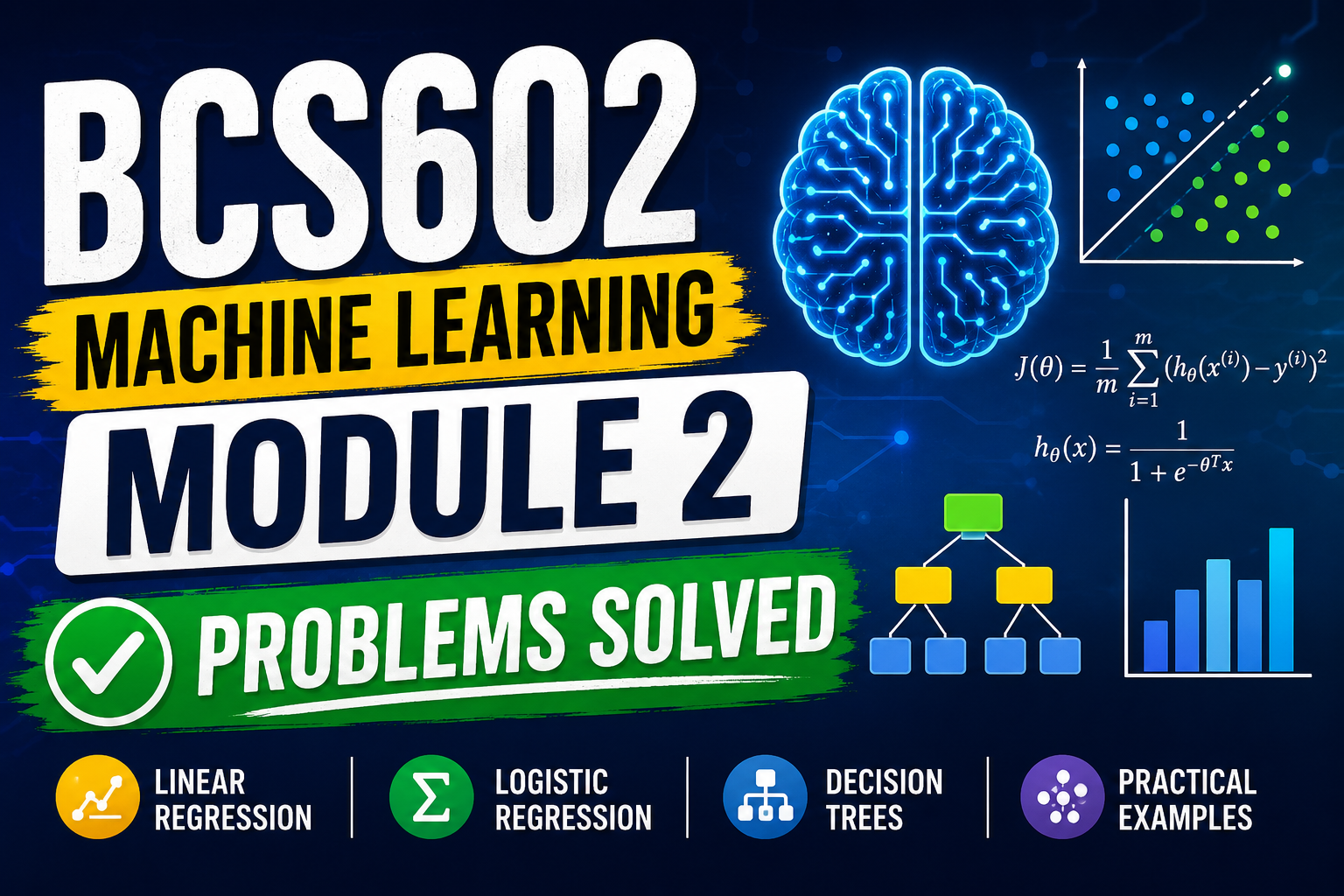 Download BCS602 ml module 2 problems PDF - Vidyari