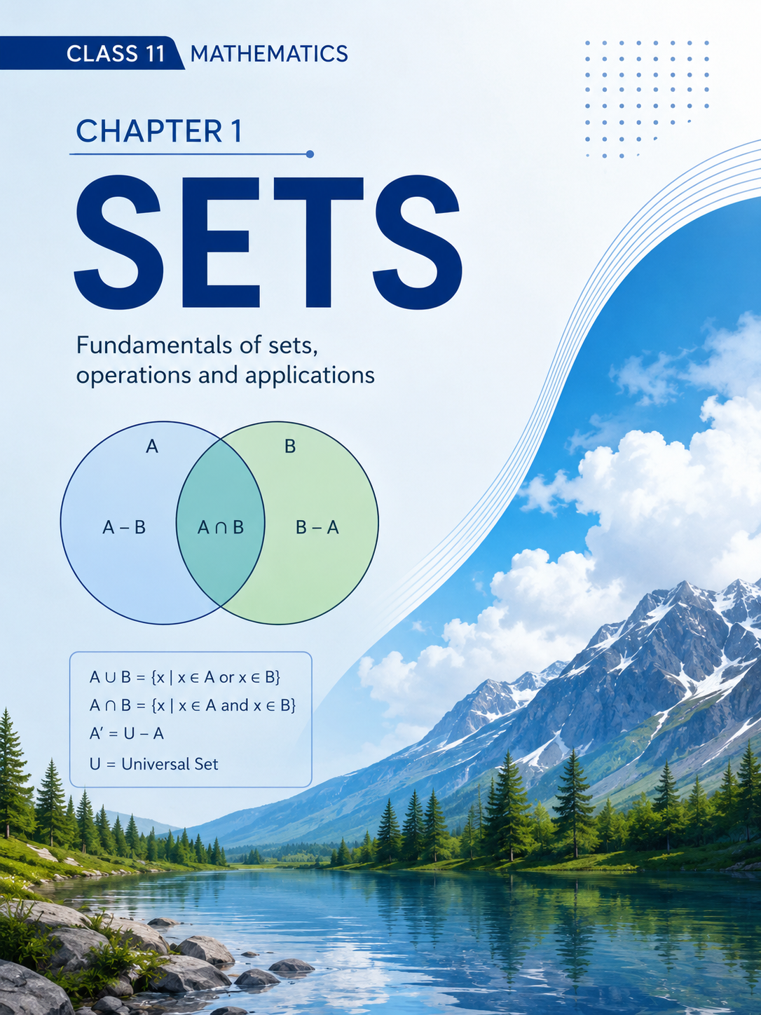 Download Class 11 chapter-1 Sets,operation and its applications - Vidyari