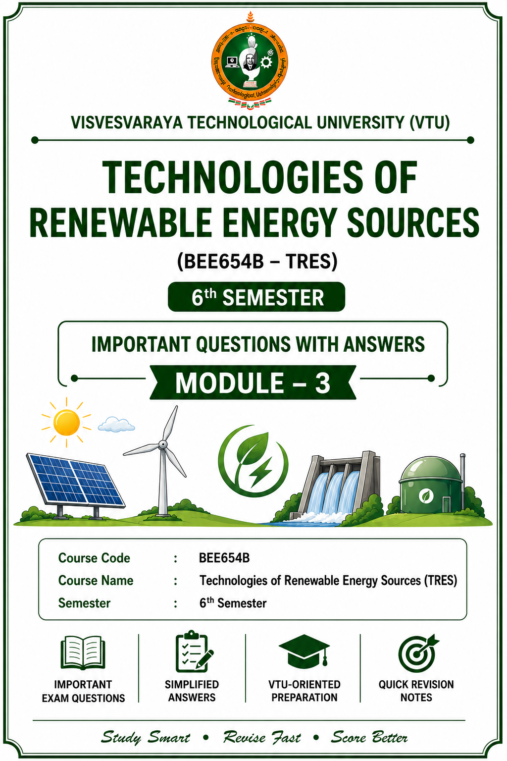 Download BEE654B TRES Module 3 Important questions with answers. - Vidyari