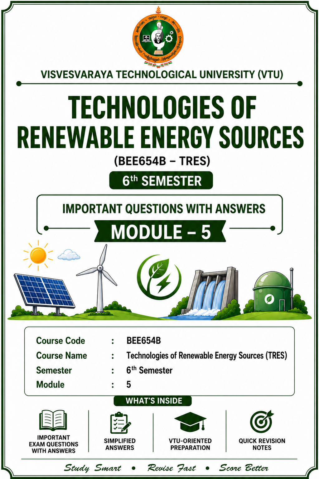 Download BEE654B TRES Module 5 Important questions with answers. - Vidyari