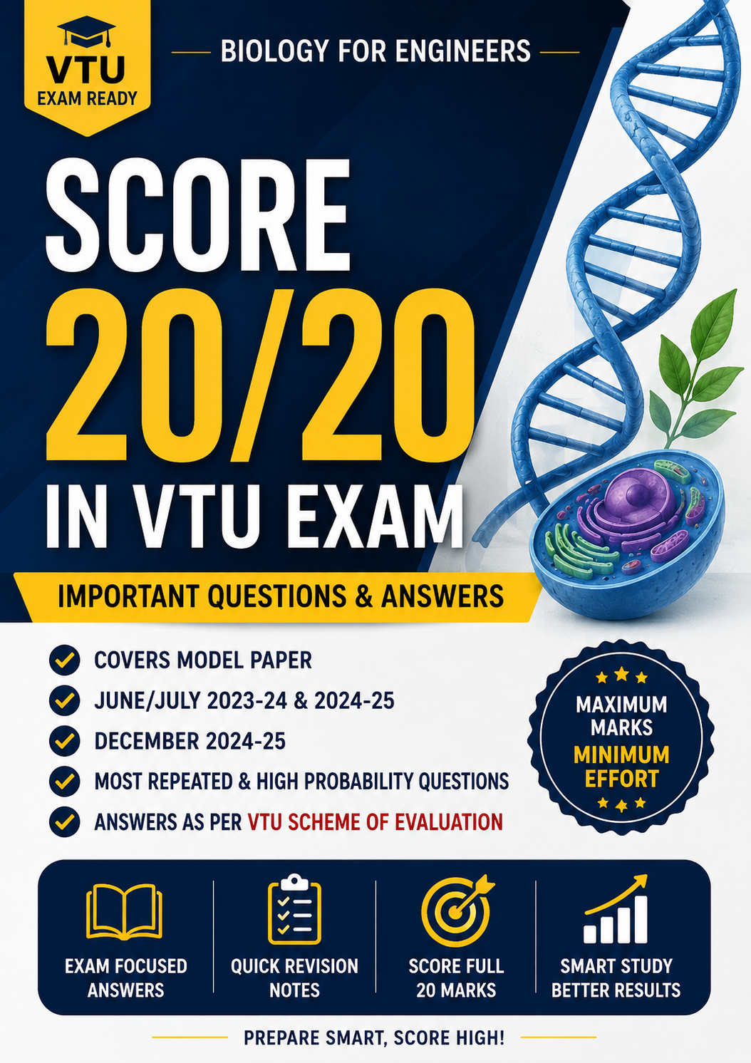 Download Module 1 BBOC407 BIOLOGY FOR ENGINEERS(Scoring Package)  - Vidyari