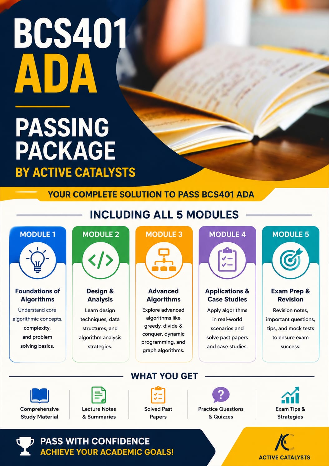 Download BCS401 ADA PASSING PACKAGE BY ACTIVE CATALYSTS - Vidyari