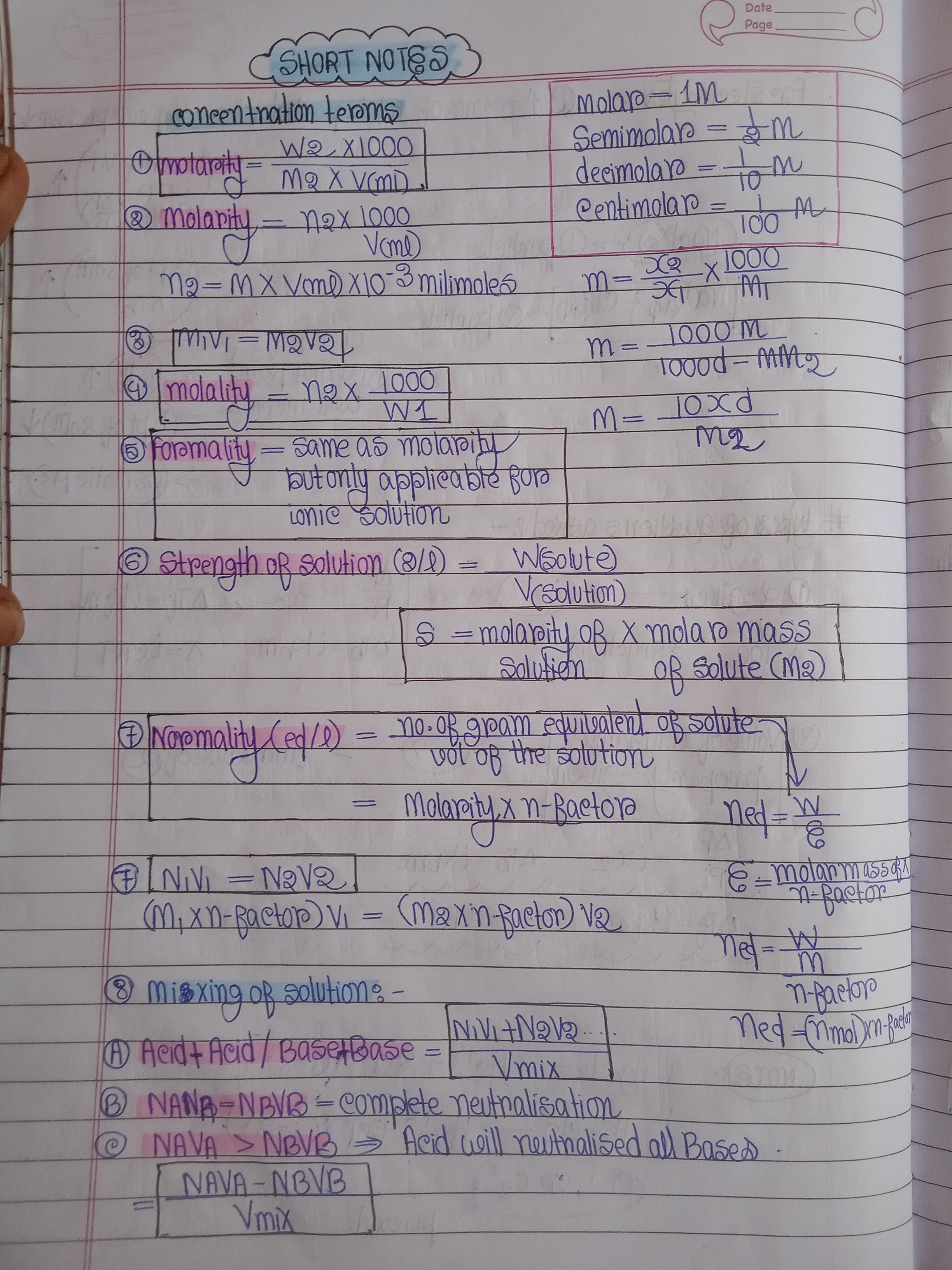 Download Complete physical chemistry notes for NEET examination  - Vidyari