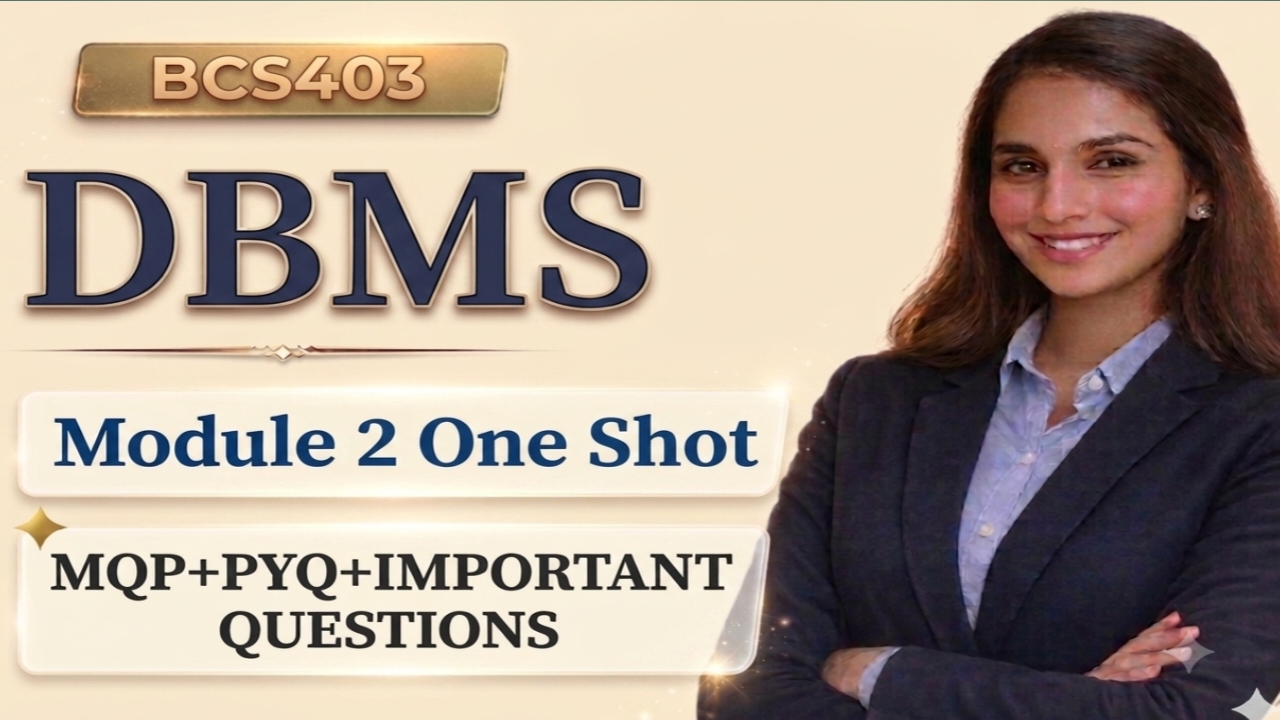 Download DBMS Module 2 One Shot | Important Questions | MCQs | PYQs | VTU Exam Preparation - Vidyari