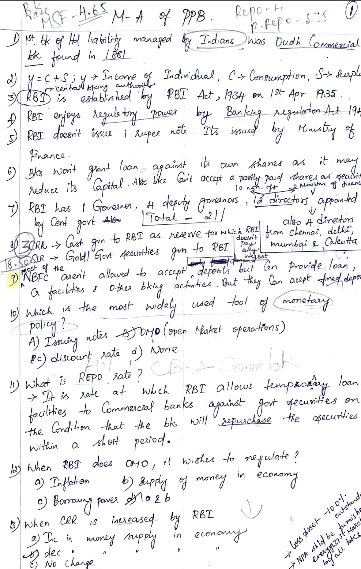 Download JAIIB handwritten consolidated working notes - Vidyari