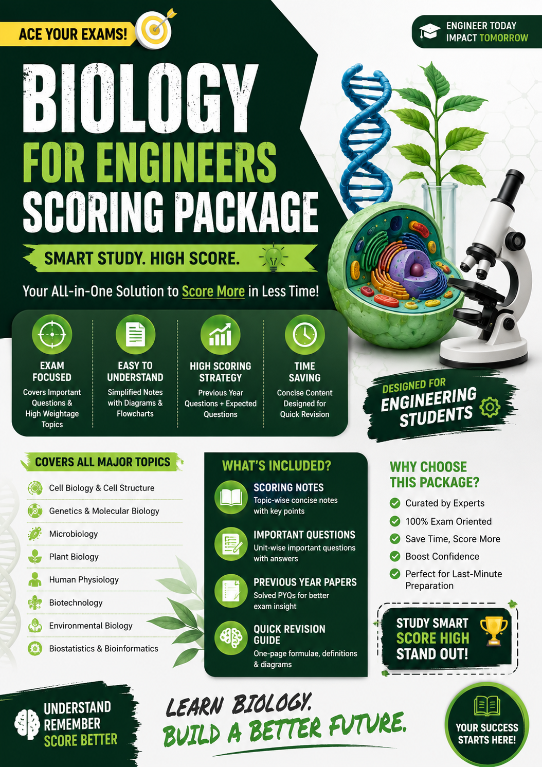 Download BBOC407 BIOLOGY FOR ENGINEERS(Scoring Package) BY ACTIVE CATALYSTS - Vidyari