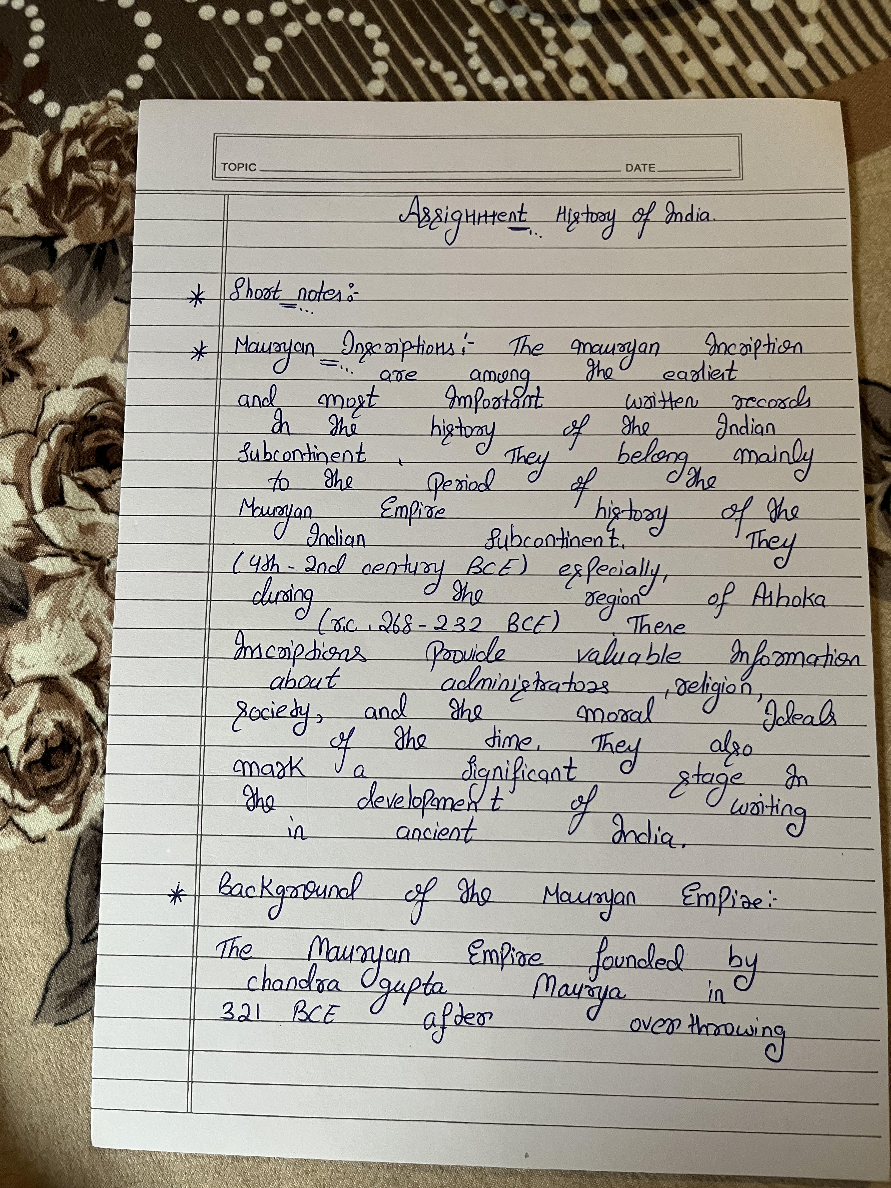 Download short notes on mauryan inscription gandhara school  of art mathura school of art  Harshavardhana - Vidyari