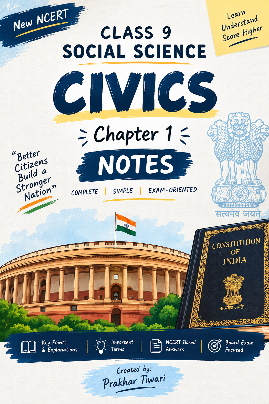 Download Class 9 Civics Chapter 1 – Understanding Social Science | Complete NCERT Notes  - Vidyari