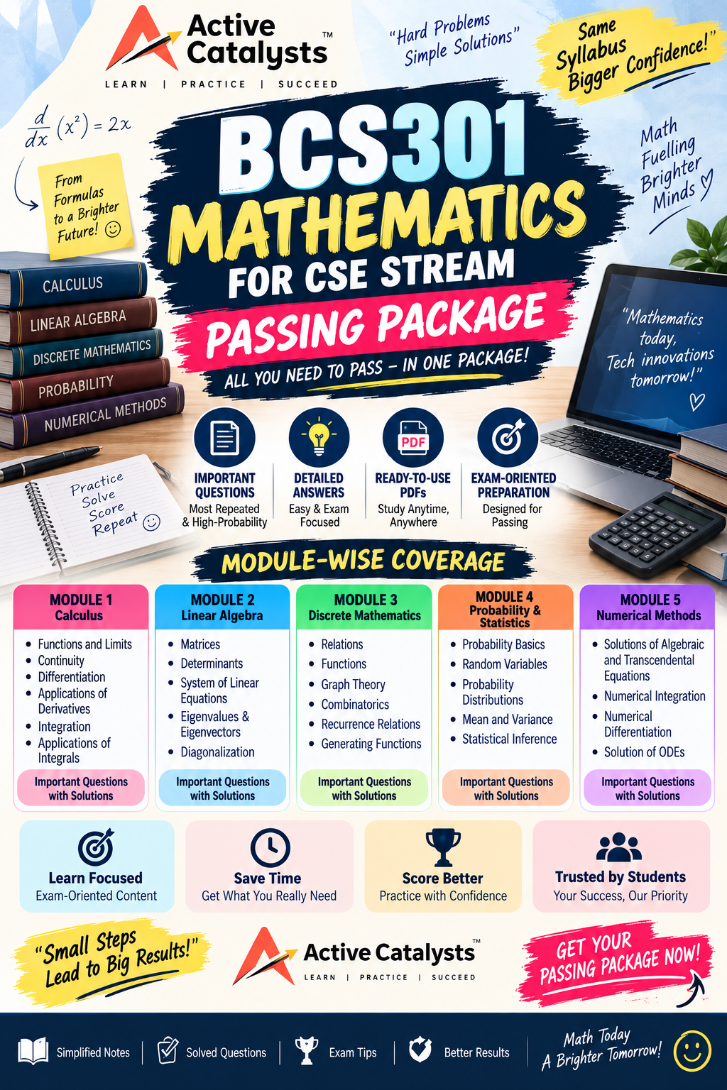 Download BCS301 MATHEMATICS FOR CSE STREAM - Vidyari