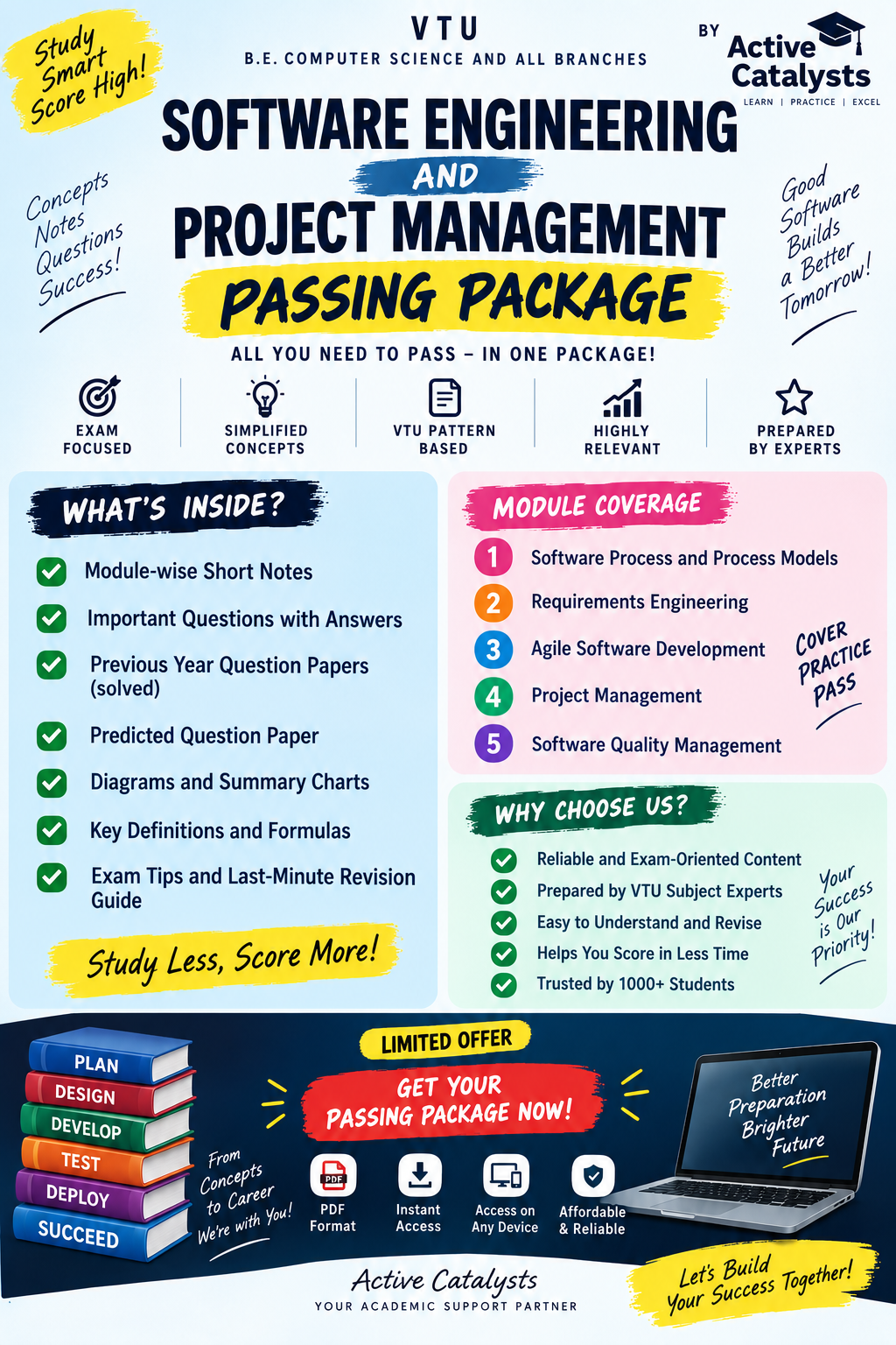 Download SOFTWARE ENGINEERING AND PROJECT MANAGEMENT PASSING PACKAGE - Vidyari