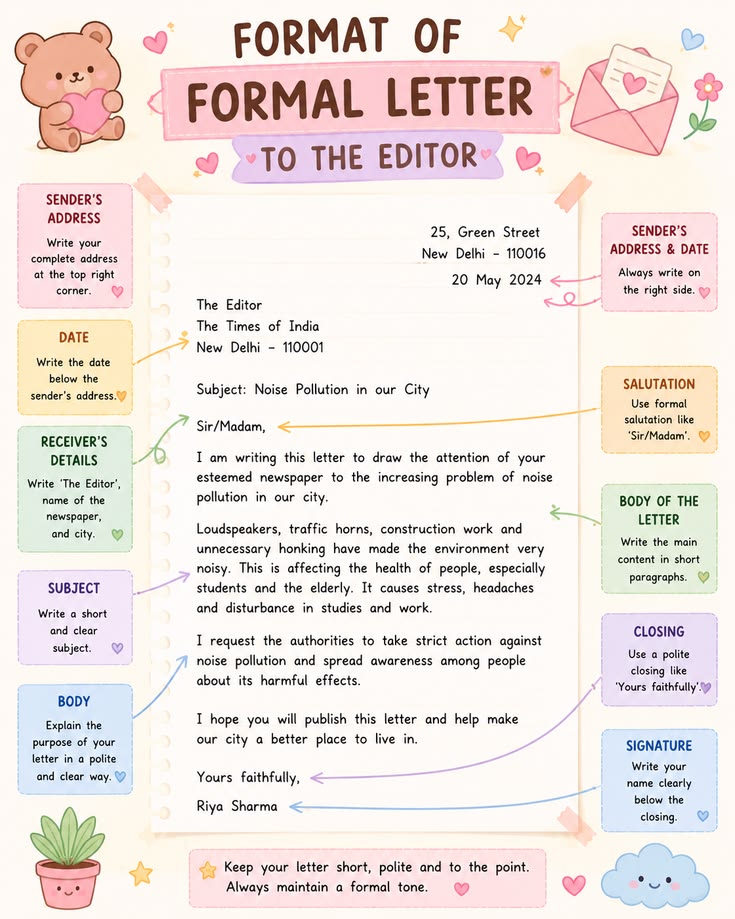 Download English Letter to the Editor – Sample Paper & Practice Questions - Vidyari